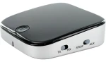 Schwaiger Bluetooth vysielač a prijímač čierna / Audio adaptér / Bluetooth 4.1 / A2DP / dosah 10 m / 3.5 mm, S/PDIF (DAR100513)