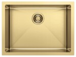 SAPHO SAPHO - ZENITH nerezový drez 60x45cm, zlato mat ZN6045Z