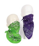 Šatka bandana Art 13014 – Classic Rebel UNI tm.modrá s bílou