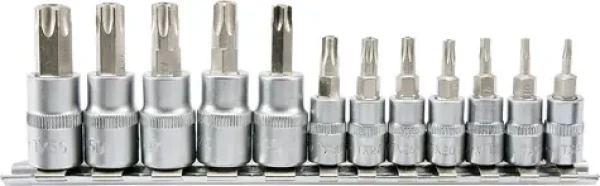 YATO YT-04332 / Bity Torx bezpečnostná sada 12 ks (CrV 6150) (YT-04332)