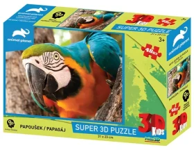 Prime 3D Puzzle Papagáj