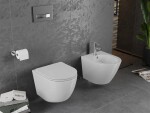 MEXEN/S - Lena Závesná WC misa vrátane sedátka s slow-slim, duroplast, biela 30220300