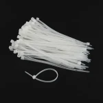 Gembird nylonové sťahovacie pásky / 100mm x 2.5mm / 100 ks / biela (NYT-100/25)