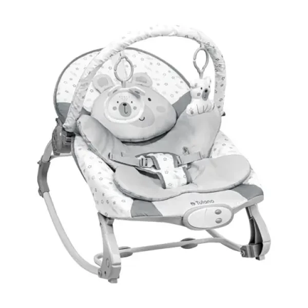 Tulano Cloe 35 Bear sivá / Hojdacie lehátko / od narodenia do 9 kg (TN-CLOE 35 BEAR)