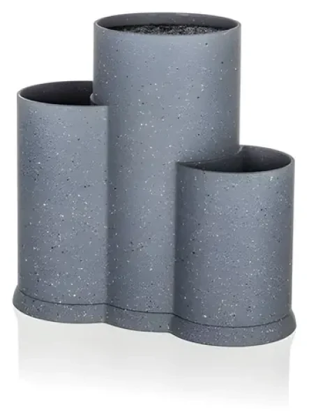 BANQUET Stojan na nože 3v1 Granite Grey / Stojan na nože / žulový design (25107101)