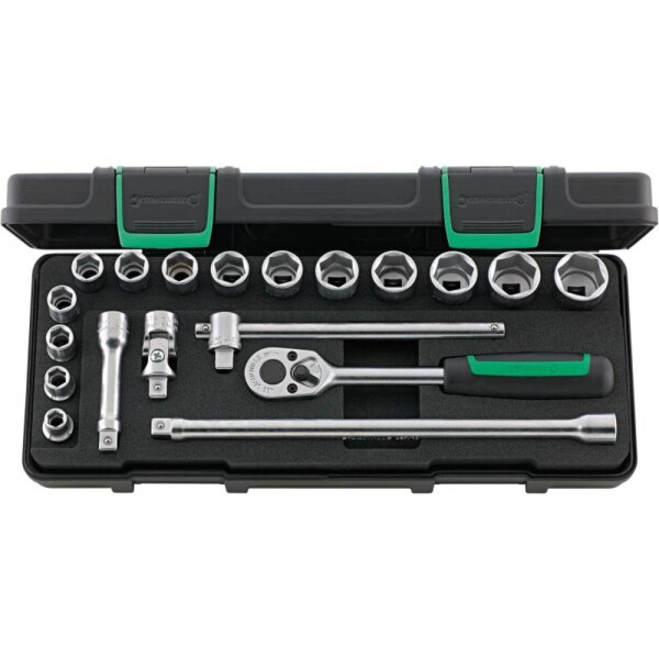 Stahlwille 456/14/5I KN 96023132 súprava nástrčných kľúčov 8 mm, 10 mm, 11 mm, 12 mm, 13 mm, 14 mm, 15 mm, 16 mm, 17 mm, 18 mm, 19 mm, 21 mm, 22 mm 3/8 (10 mm); 96023132
