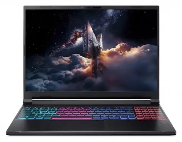 Acer Nitro V 16S / Herný notebook / 16" WQXGA 180Hz / Intel Core 9 270H / 32GB DDR5 / 1TB SSD / RTX 5070 / W11P (NH.QXDEP.009)