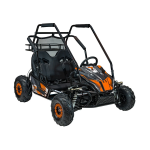 Mamido Detské benzínové autíčko Buggy LUCKY SEVEN oranžové