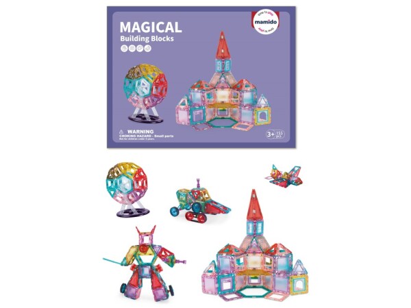 Mamido Mamido Magnetická stavebnica 155 dielov MT1487