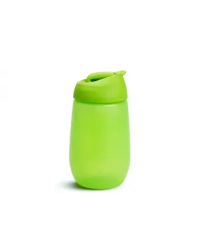 Munchkin - Hrnček so slamkou Simple Clean 296ml - zelená / od 12 mesiacov (5019090900171)