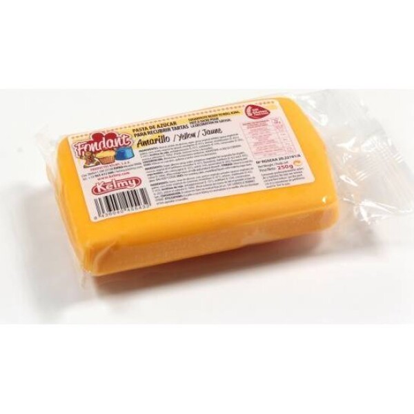 Potahovacia hmota 250 g - žltá - Kelmy - Kelmy