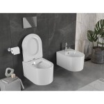 MEXEN/S - SOFIA WC misa rimless + sedátko, biela 30540400