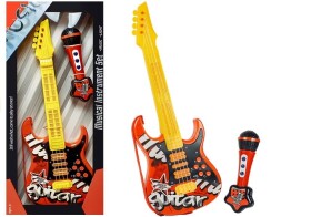Mamido Detská elektrická gitara Music Star červená