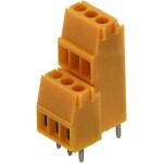 Weidmüller 1703710000 dvojradový svorka 1.5 mm² Pólov 6 oranžová 100 ks; 1703710000