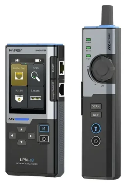 FNIRSI LPM-10A / Lokátor káblov / PoE test / RJ45 test / NCV / 2,4" displej (LPM-10A)