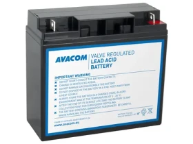 Avacom AVA-RBP01-12180- Kit / Náhradné batérie pre UPS / 12V / 18Ah / VRLA HR / CyberPower (AVA-RBP01-12180-KIT)