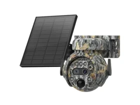 Viking HDs04 4G vonkajšia solárna IP kamera šedá / 2304 x 1296 +2304 x 1296 / slot na microSD kartu (VHDS044GD)