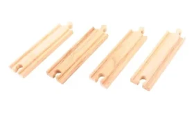 Bigjigs Rail Stredné rovné koľaje 16cm 4ks