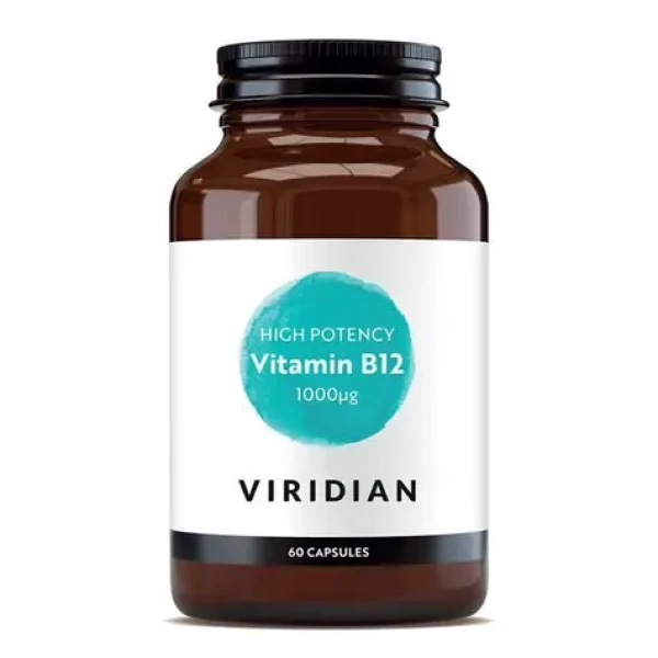 Viridian High Potency Vitamín B12 1000 ug 60 cps (11946)