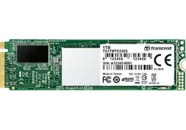 Transcend MTE220S 512GB / SSD disk / M.2 2280 / PCIe Gen3 x4 NVMe 1.3 (3D TLC) / 3500MB/s R / 2500MB/s W (TS512GMTE220S)