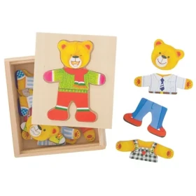 Bigjigs Toys Oblékací puzzle Pani medvedica