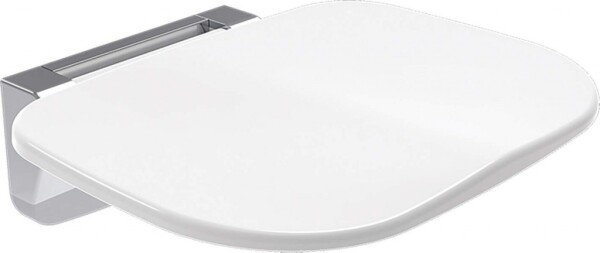 DEANTE - Vital biele, chrómové, nástenné sedadlo, skladacie NIV_A51B