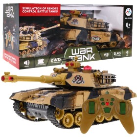 Mamido Tank na diaľkové ovládanie R / C béžový 1:18