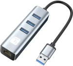 Techly iDATA USB 3.0 - RJ45 / Adaptér / USB 3.2 Gen 1 / RJ-45 Ethernet / hliníkové telo (TLY_366907)