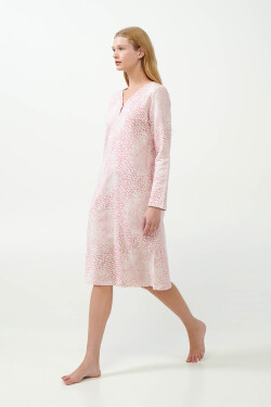 Vamp - Ružová nočná košeľa s leopardím vzorom 21394 - Vamp rose elegance XL