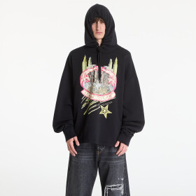 Mikina Off-White Big Frame Wrld Loose Hoodie Black XXL