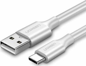 Ugreen Kábel USB-A (M) - USB-C (M) 1 m biela / QC3.0 (60121)