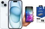 Apple iPhone 15 128GB Blue (MTP43) + FlexibleGlass