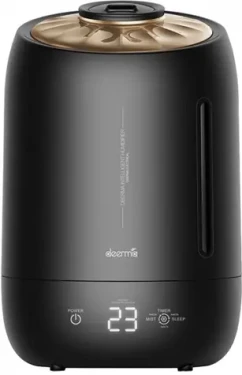 Deerma F600 čierna / ultrazvukový zvlhčovač vzduchu / 25W / miestnosť až 30 m-2 / 280 ml-h / zásobník na vodu 5 L / 36 dB (F600 black)