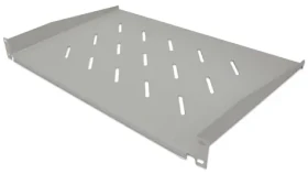 Intellinet 19" polica do racku perforovaná šedá / 19" polica / 1U / hĺbka 350 mm / nosnosť 25 kg (715096)