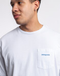 Patagonia M's Boardshort Logo Pocket Responsibili-Tee® White XL