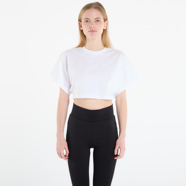 Tričko Under Armour Cropped Script SS Tee White S