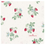 GREEN GATE Bavlnený obrúsok Berry White