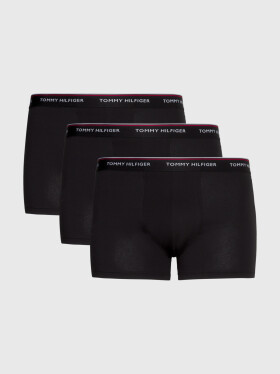 Pánske trenírky 3-PACK PLUS CONTRAST LOGO WAISTBAND TRUNKS 1U87905252990 čierna Tommy Hilfiger