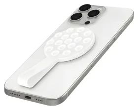 SBS MAG Grippy biela / Držiak na telefón / MagSafe / prísavka