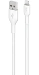 Puro Kábel USB-A - Lightning MFI látkový biela / Dátový kábel / MFI / 1,2 m / 12 W