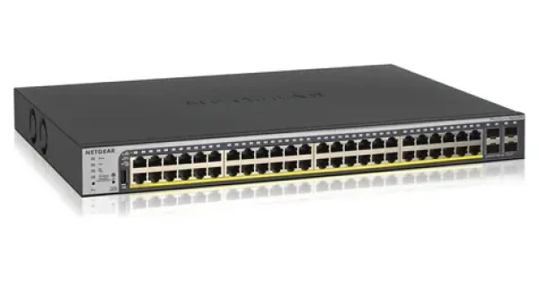 Netgear GS752TP / Switch / 48x 1G PoE+ / L2/L3/L4 / 4X SFP / 380W PoE (GS752TP-300EUS)