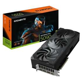 GIGABYTE GeForce RTX 5090 WINDFORCE 32GB OC / 2467MHz / 32GB GDDR7 / 512-bit / 1x HDMI + 3x DP / 1000W (16) (GV-N5090WF3OC-32GD)