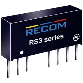 RECOM RS3-0512S DC / DC menič napätia 12 V 0.25 A 3 W Počet výstupov: 1 x; RS3-0512S
