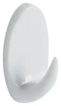 Spirella MAXI oválne háčiky na uteráky 2 ks biele / ABS / samolepiace / 55 x 35 mm