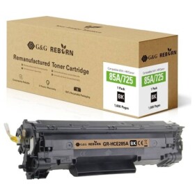 G&G Reborn remanufactured toner náhradný HP, Canon 85A, 725 čierna 1600 Seiten kompatibilná toner; 21227