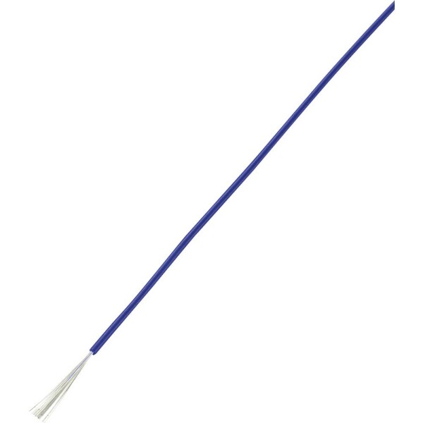 TRU COMPONENTS 1566835 opletenie / lanko, LiY, 1 x 0.14 mm², modrá, 100 m; 1566835