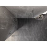 MEXEN/S - Lunar-B Duo sprchovací kút dvere krídlové 95 x 95, transparent, chróm 832-095L-095P-01-00