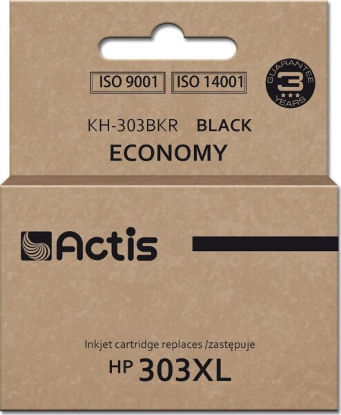 Actis Toner Actis KH-303BKR (Náhradný HP 303XL T6N04AE; Premium; 20ml; 600 stron; Čierny)