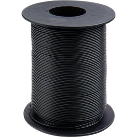 Donau Elektronik 105-1-100 spojovací drôt, 1 x 0.20 mm², čierna, 100 m; 105-1-100