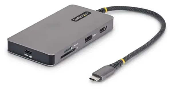 StarTech USB-C Multiport Hub 140W / Rozbočovač / HDMI 4K / Ethernet RJ-45 / 2x USB-A / čítačka kariet (305B-USBC-MULTIPORT)